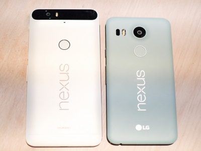 LG Nexus 5X y Huawei Nexus 6P